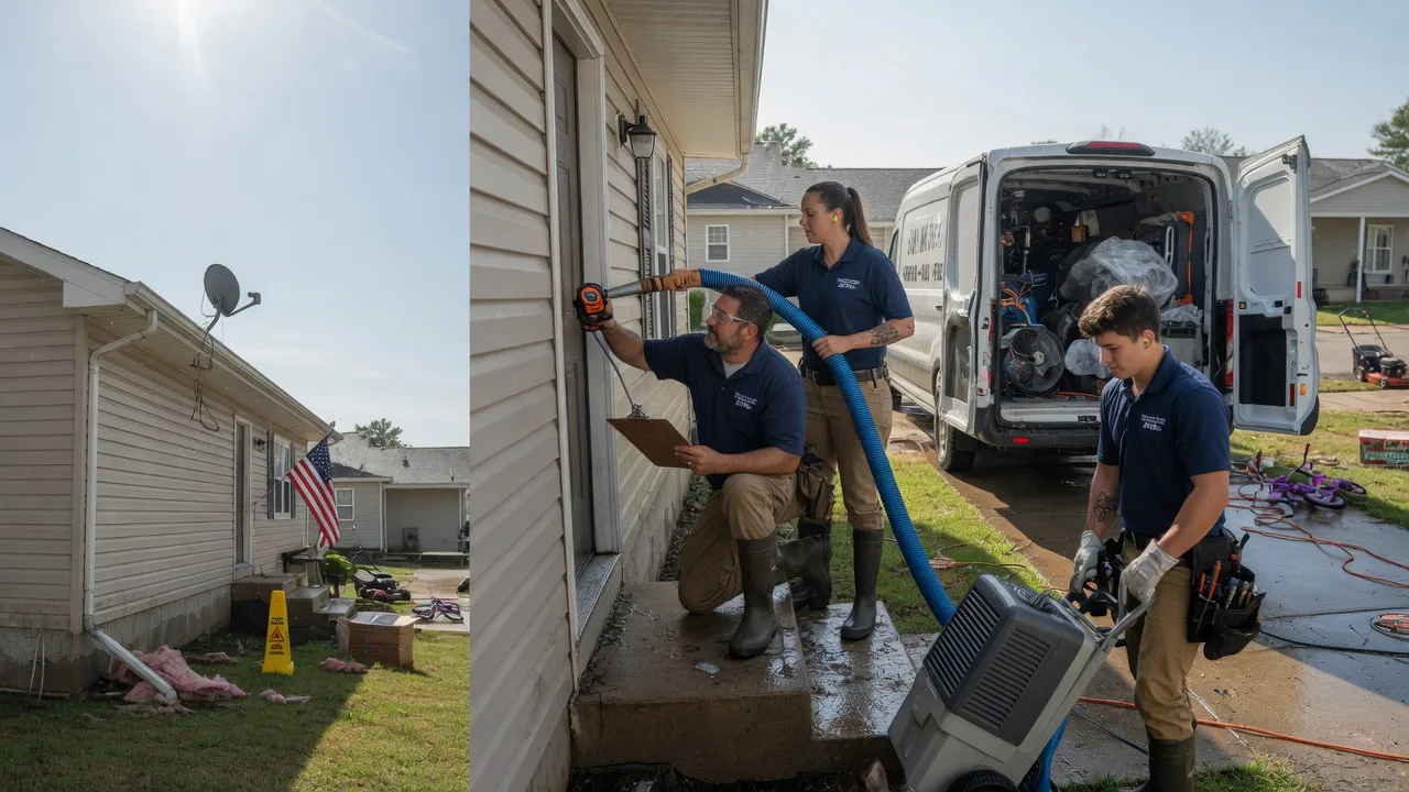 Ceiling Water Damage Restoration in Elida, NM near me